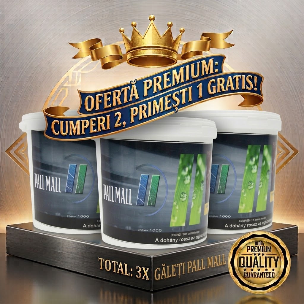 2+1 GRATIS: Tutun galeata Pall Mall Albastru, 2+1kg