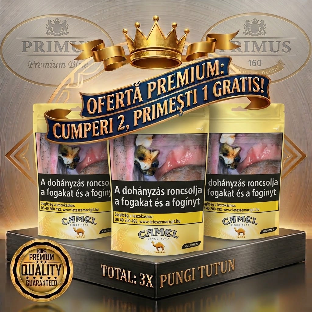 2+1 GRATIS: Tutun punga Camel, 2+1kg